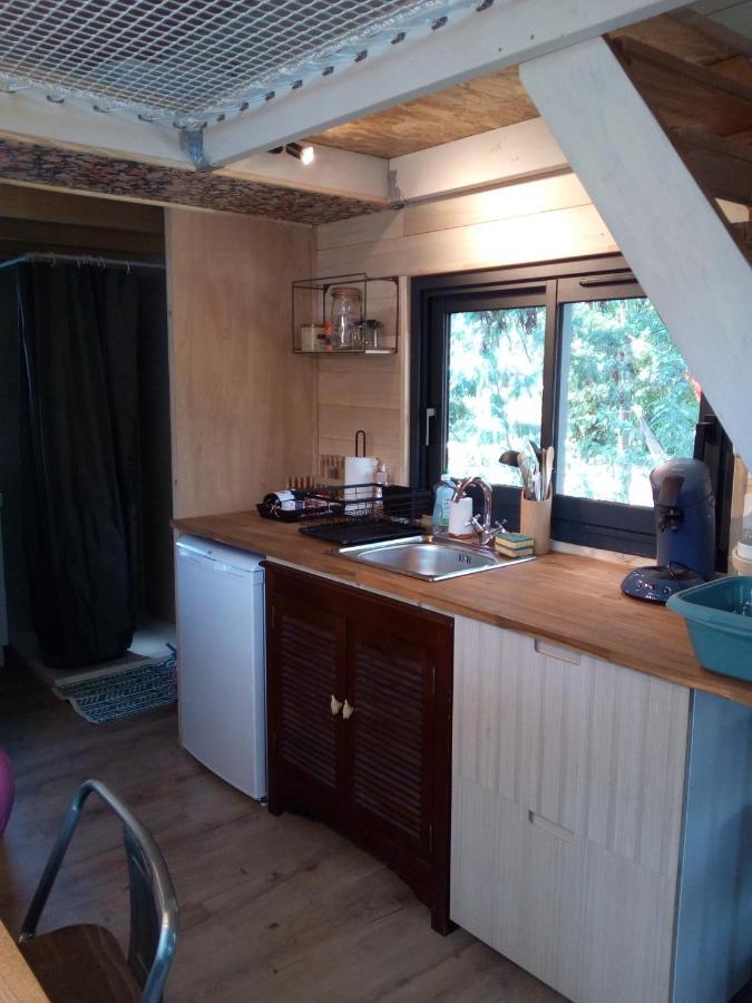 מלון Naujac-sur-Mer Tiny House Nouvelle Annonce Boho Ocean מראה חיצוני תמונה